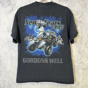 Gordon Wells 2015 New Years T Shirt Mens Large Black Short Sleeve Sand Dunes